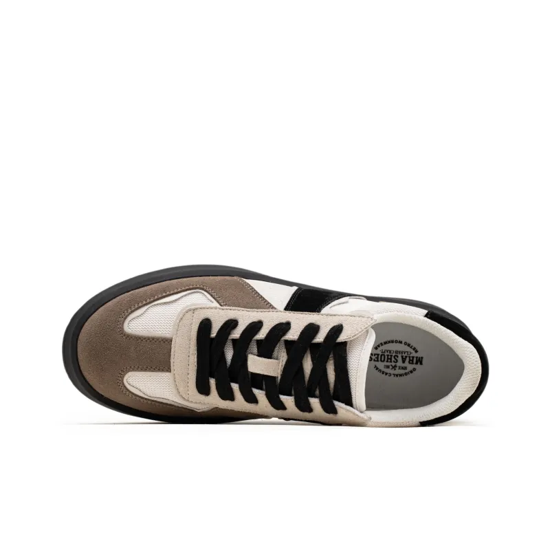 MR.A Low Top Skateboard Shoes Unisex Black Rice-1