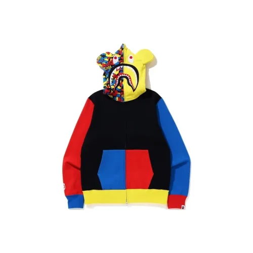 A BATHING APE X Medicom Toy Bear Shark Full Zip Hoodie FW20