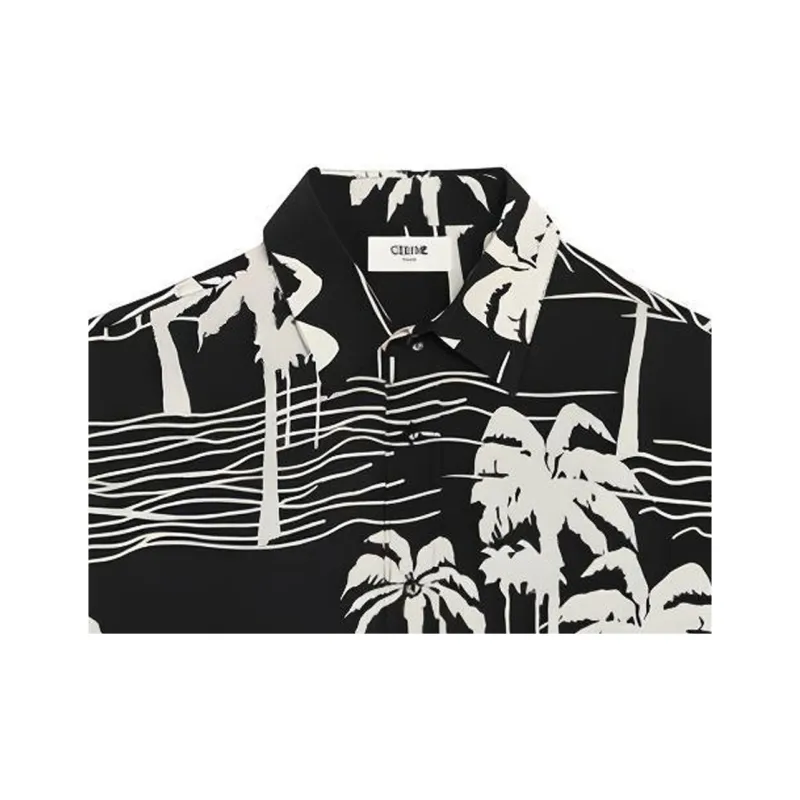 CELINE Shirts Men Black-2