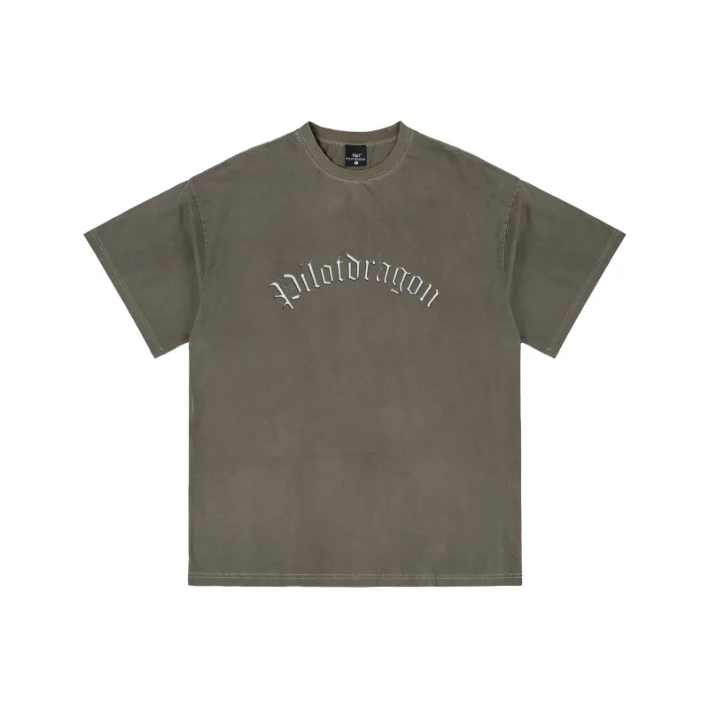 PILOTDRAGON Loose Fit Casual Short Sleeved T Shirts Unisex-5