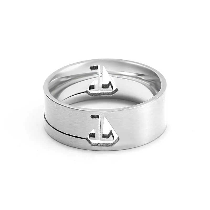 COLIMIDA Titanium Steel Rings Unisex-1