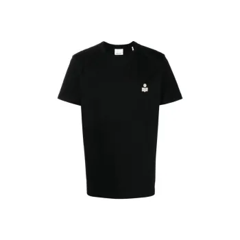 ISABEL MARANT Zafferh Logo print Cotton T shirt