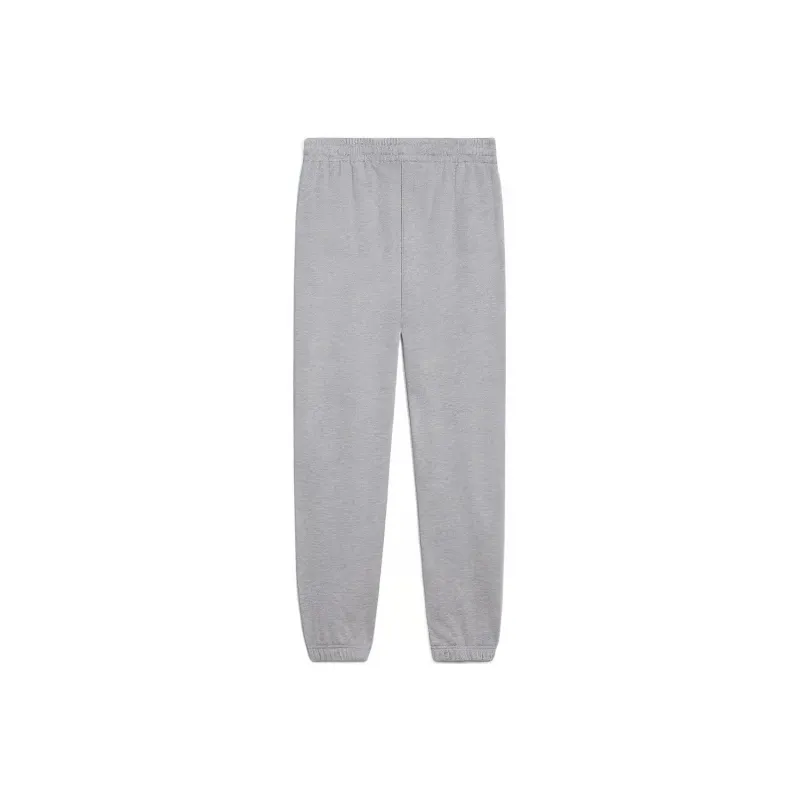 CELINE Embroidered Cotton Track Pants Grey/Black-1