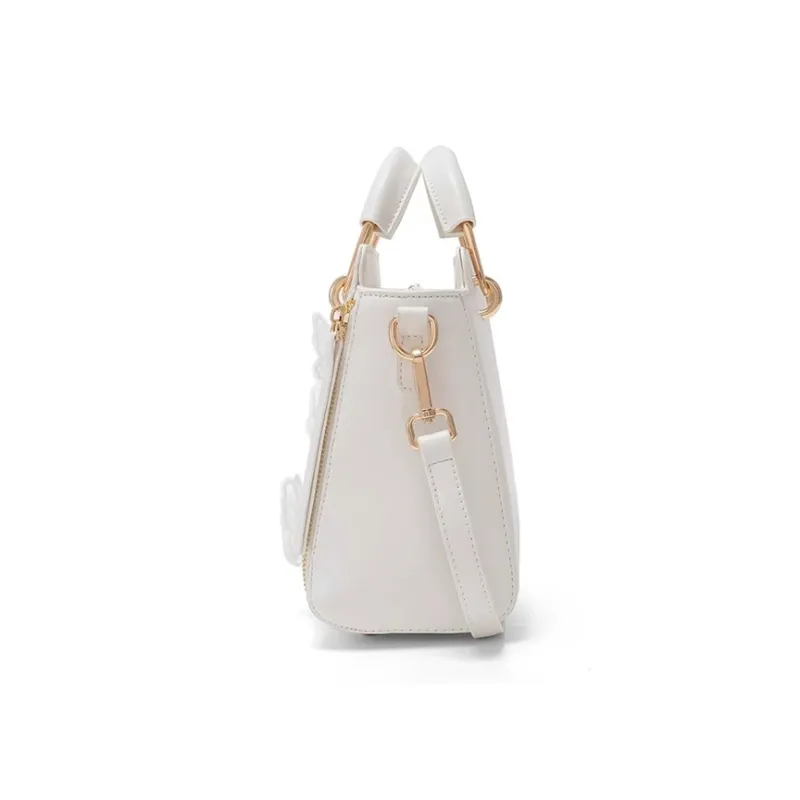 CLEVER& KETCH PU Handbag Women's White/Pink-2
