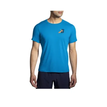 Brooks T-Shirts Men Blue