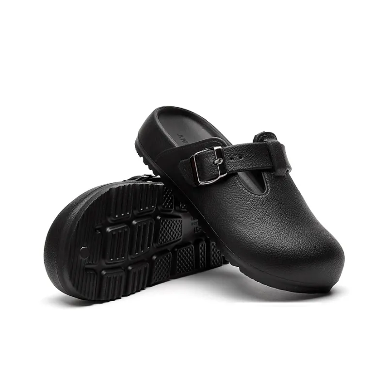 JOSINY Cut Out Odor Resistant Abrasion Resistant Slip Resistant Antibacterial Wrap toe Slippers Women's-3