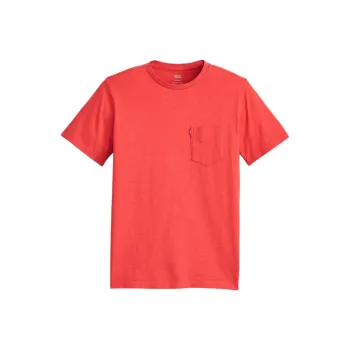Levis T-Shirts Men Apple Red
