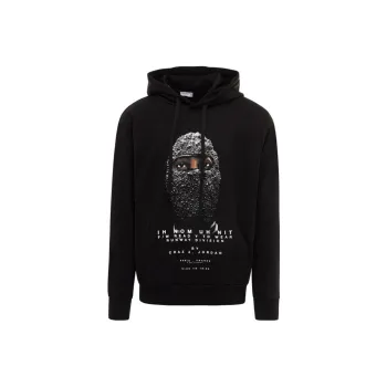 IH NOM UH NIT Graphic Printed Drawstring Hoodie