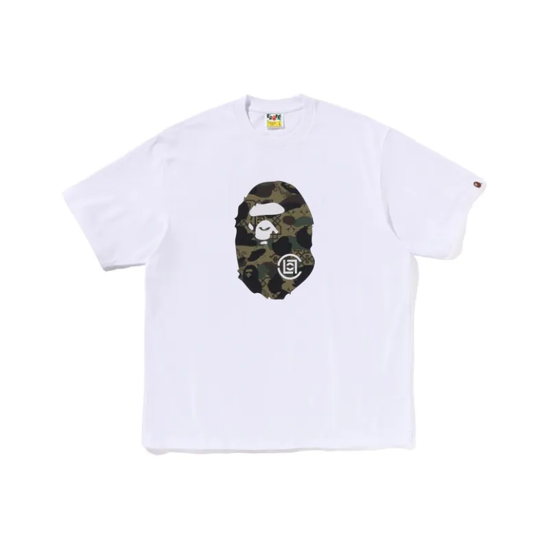 Bape X Clot Camo Ape Head T Shirt-2
