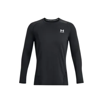 Under Armour ColdGear® Fitted Crew T Shirt Men's Black