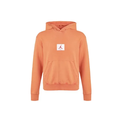 JORDAN Flight Sweatshirts Men Mars Sunrise Red