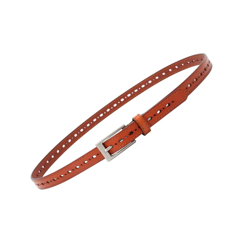 CATELLES Top Grain Cow Leather Belts Women's 1.8cm-8