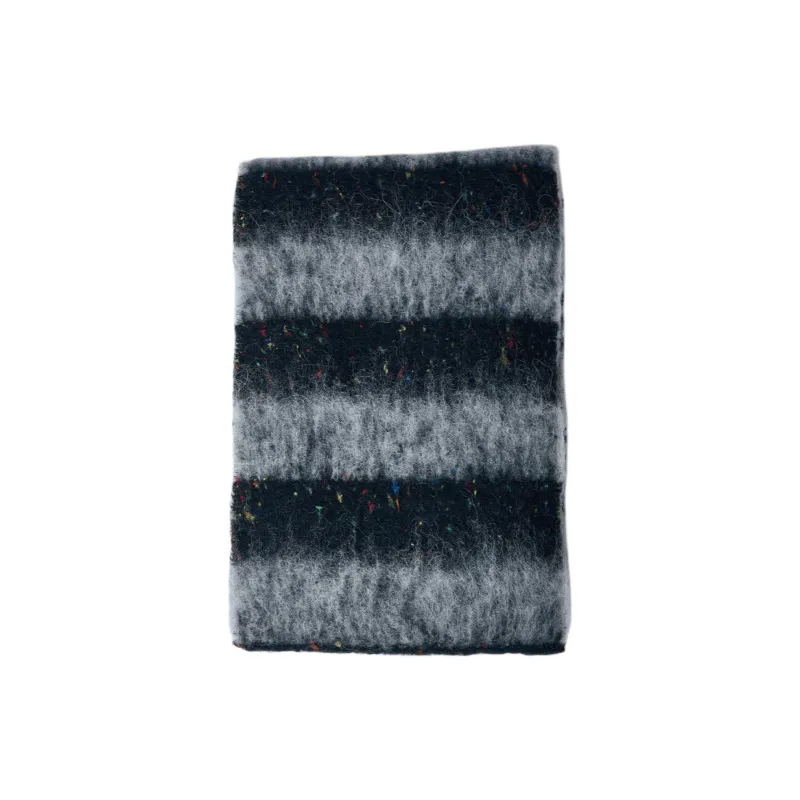 Acne Studios Alpaca, Wool, Silk, Nylon Knit Scarves Unisex Gray-1