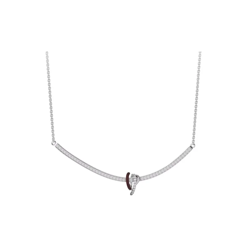 GOOGMO Oil Drip Necklaces Women's-0