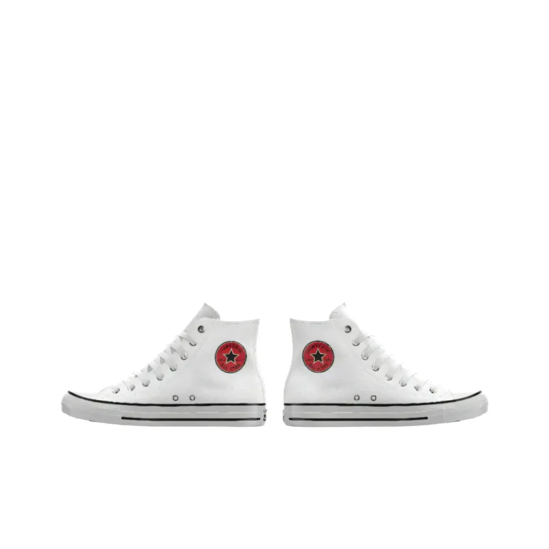 Converse Chuck Taylor All Star High Top Canvas Shoes Unisex White-3
