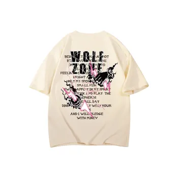 WOLF ZONE T Shirt Unisex Navy Blue