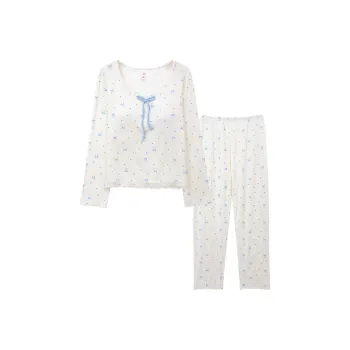 Sleeping Beauty Pajama Set Women's Light Blue