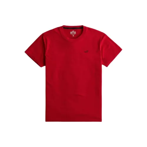 Hollister T Shirts Men Red