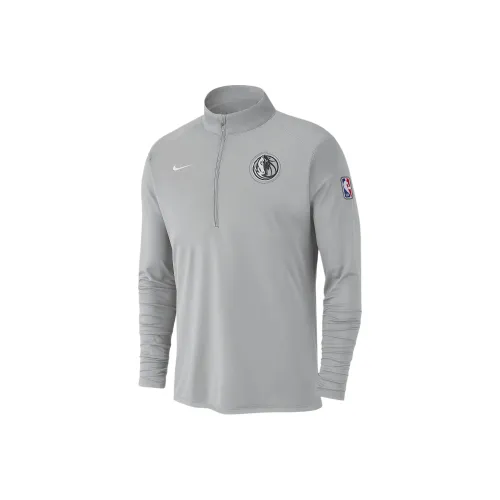 Nike Dallas Mavericks City Edition Men's Nike Dri FIT Nba 1/2 Zip Long Sleeve Top