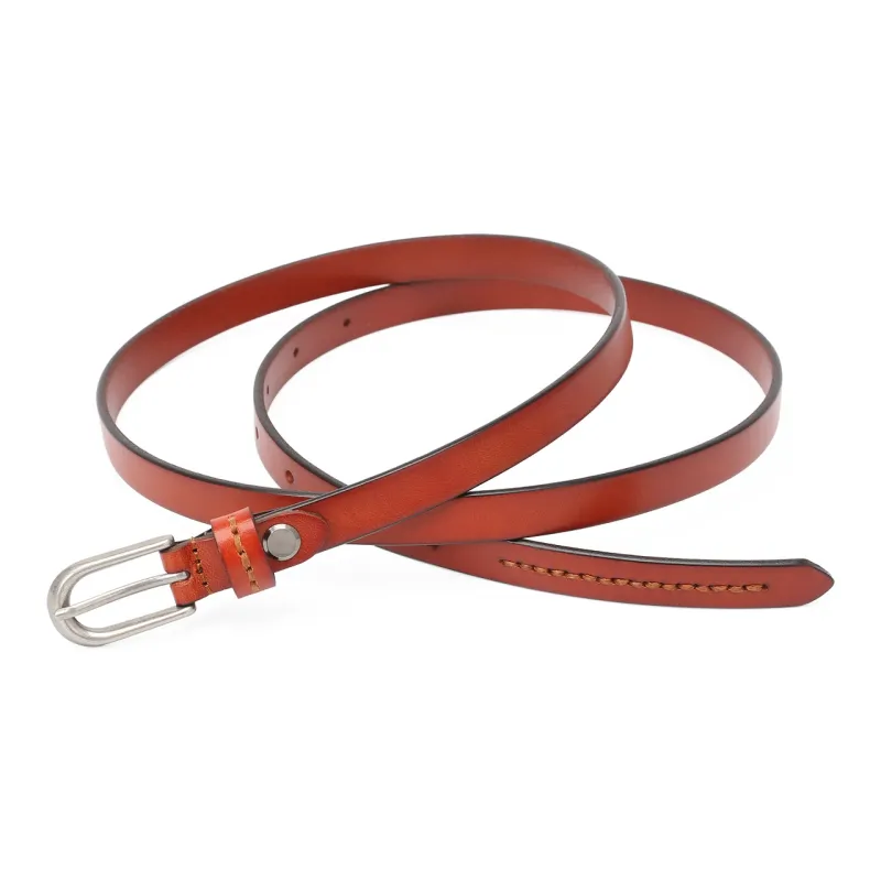CATELLES Top Grain Cow Leather Belts Women's 1.3cm-14