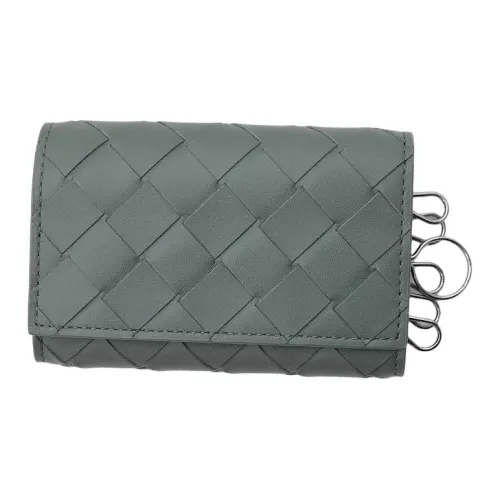 Bottega Veneta Cow Leather Key Pouch Men's Green