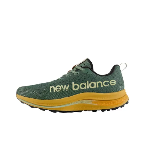 New Balance NB FuelCell SuperComp Trail Anti Slip Wear Resistant Low Top Running Shoes Men's Green