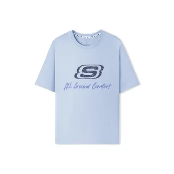 Skechers T Shirt Unisex Xenon Blue
