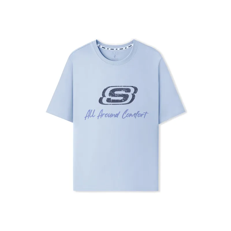 Skechers T Shirt Unisex Xenon Blue-0