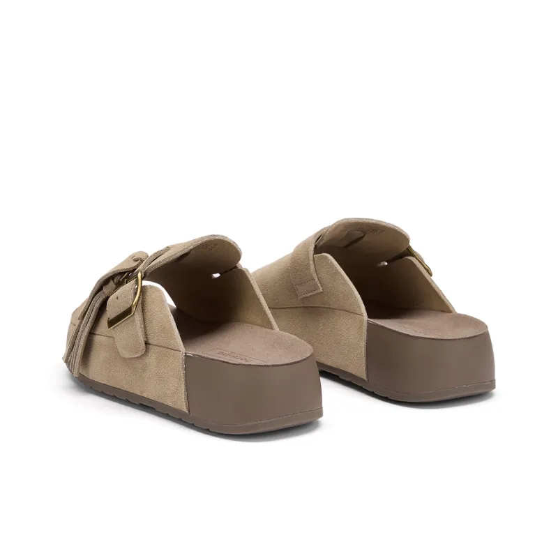 Hotwind Pinecone Grey Series Quiet Slide Slippers Women's-8