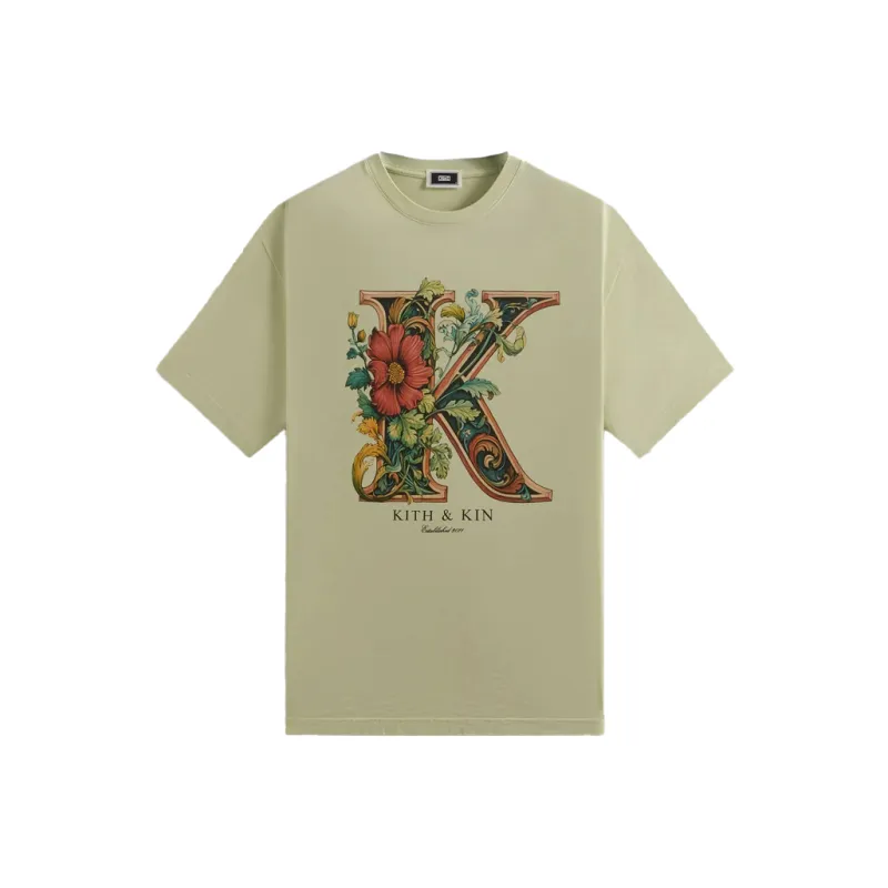 KITH Floral K Vintage Tee-0