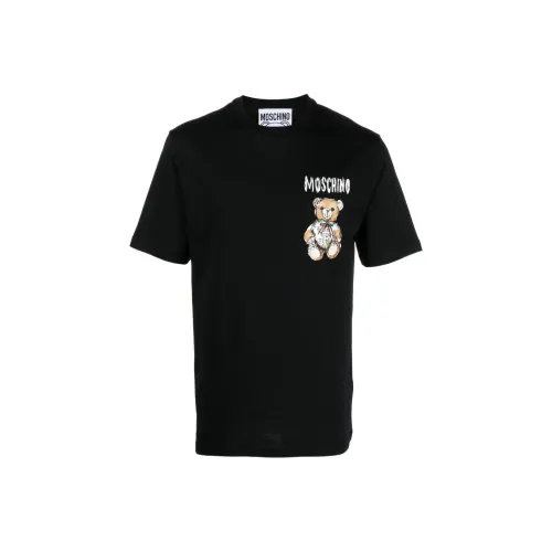 MOSCHINO Teddy Bear Printed Jersey T Shirt