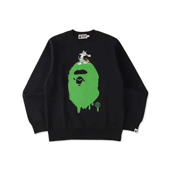 Bape X Tom And Jerry Painting Crewneck-2