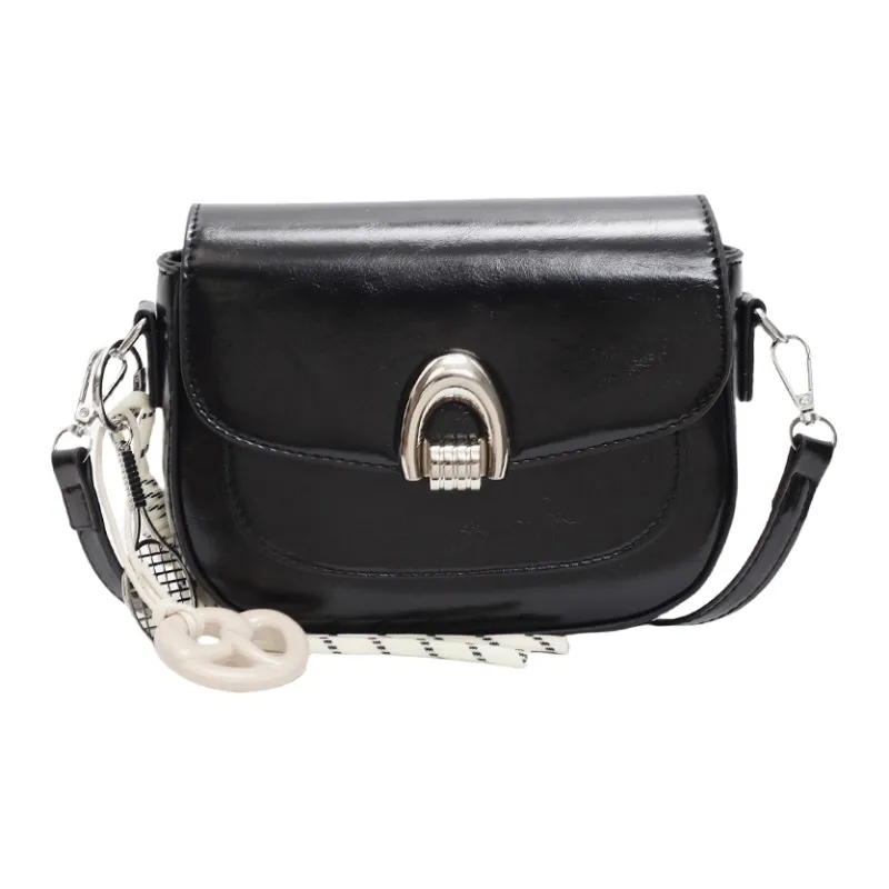 HCXK PU Shoulder Bag Regular Women's White/Black/Khaki/Coffee/Greige-5