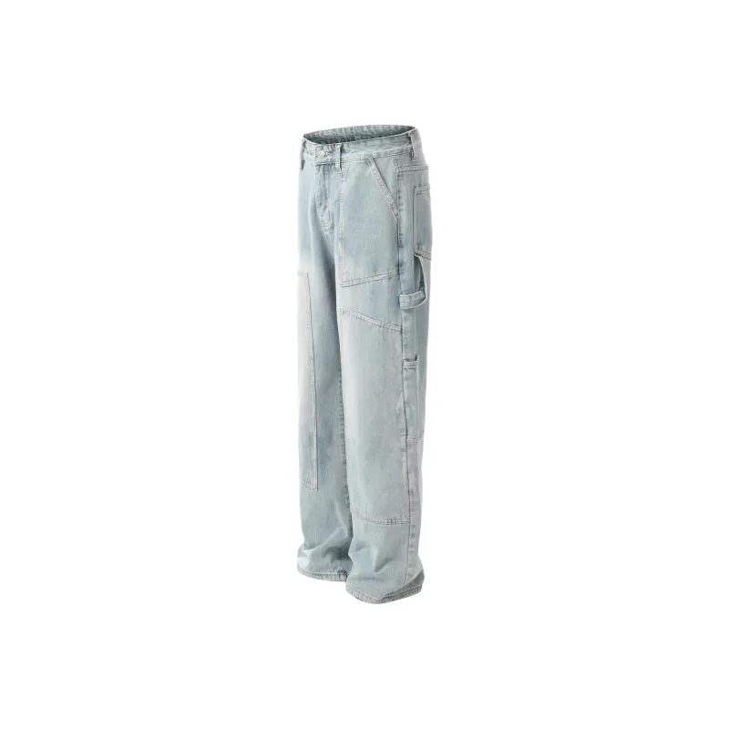 TESTUNG Trendy Essential Jeans Unisex Blue Tone-8