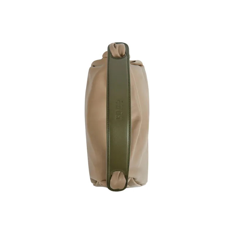 KENZO Cow Leather One Shoulder Handbags Women's Beige-3