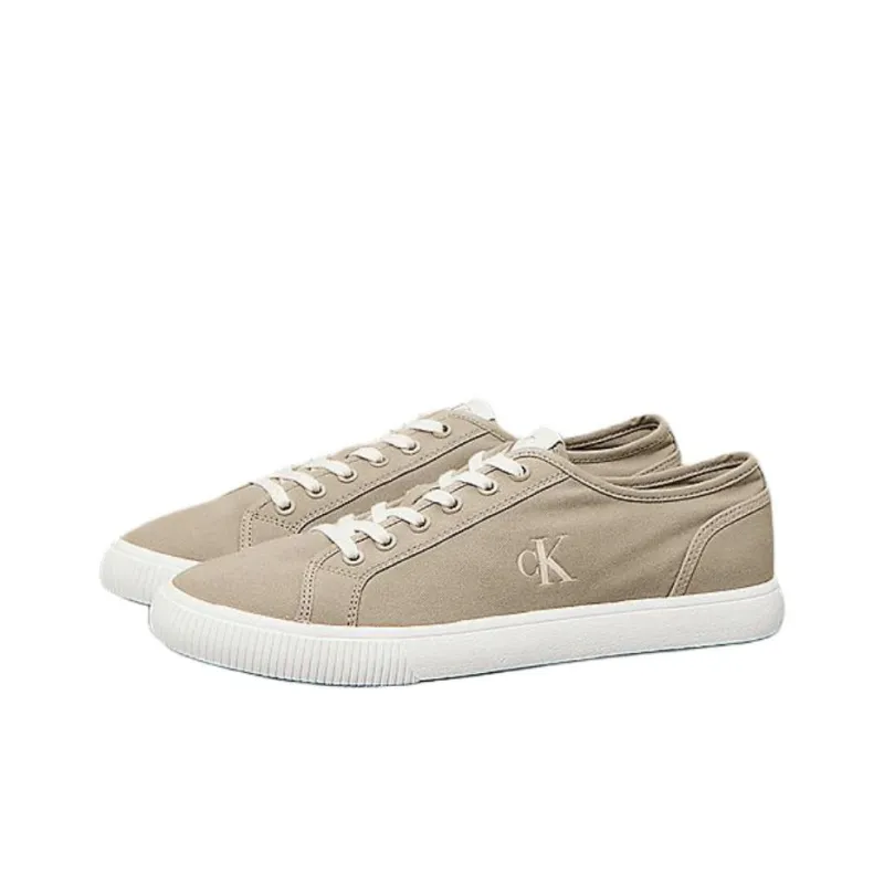 CKJ CALVIN KLEIN JEANS Canvas Shoes Men's Brown-2