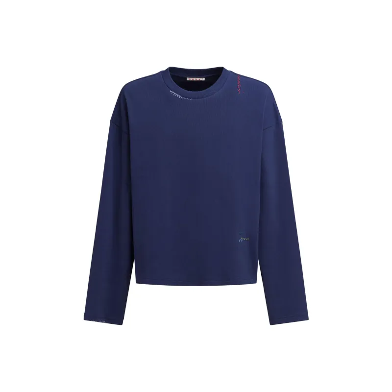 MARNI Stitch Long Sleeve T Shirt-0