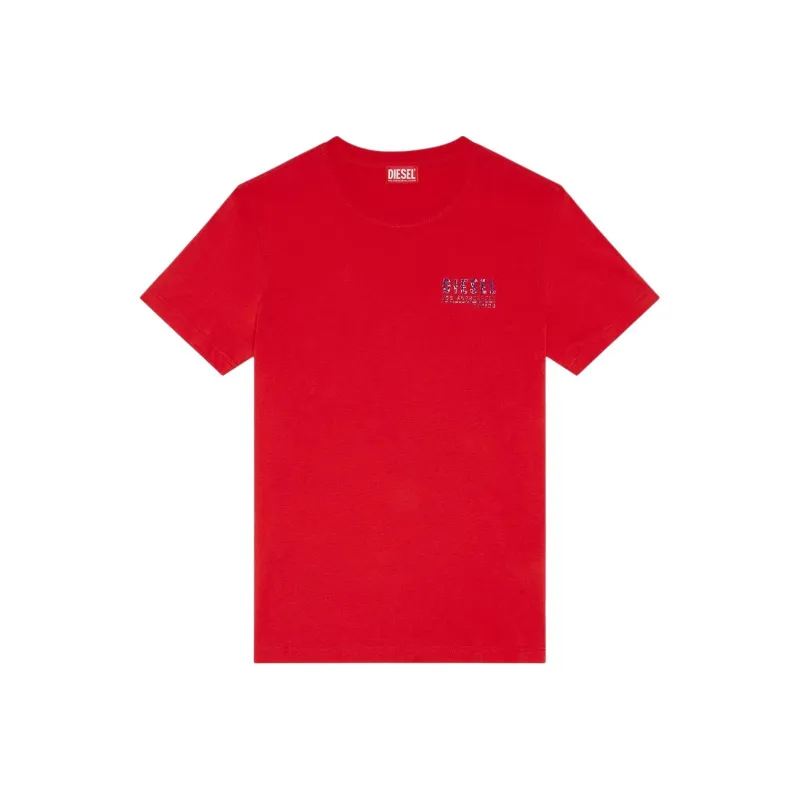 DIESEL T Shirts Men Red-0