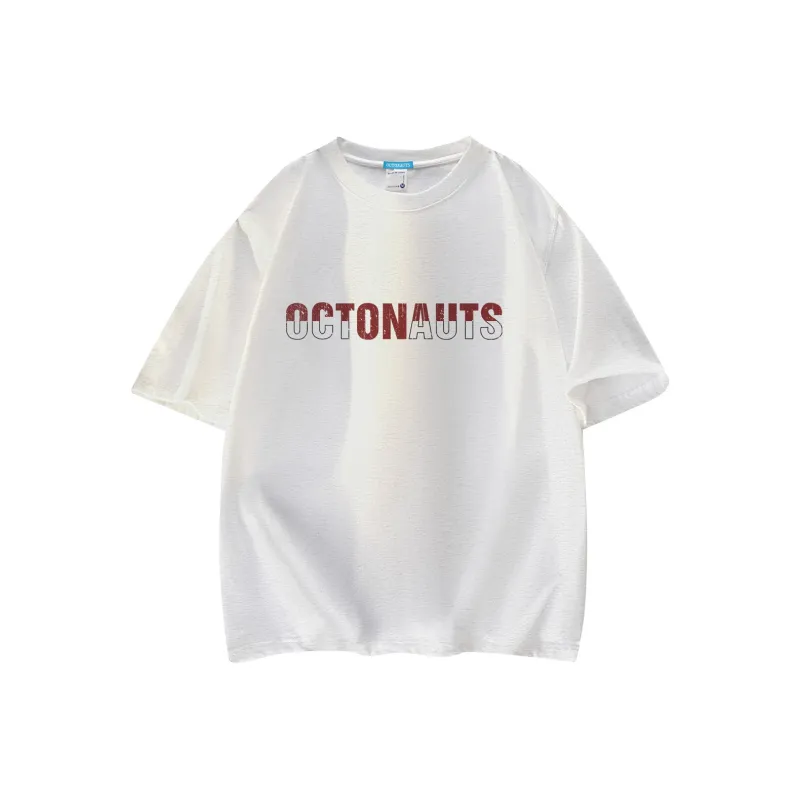 Small Columns Under The Sea T Shirt Unisex Black Red-5