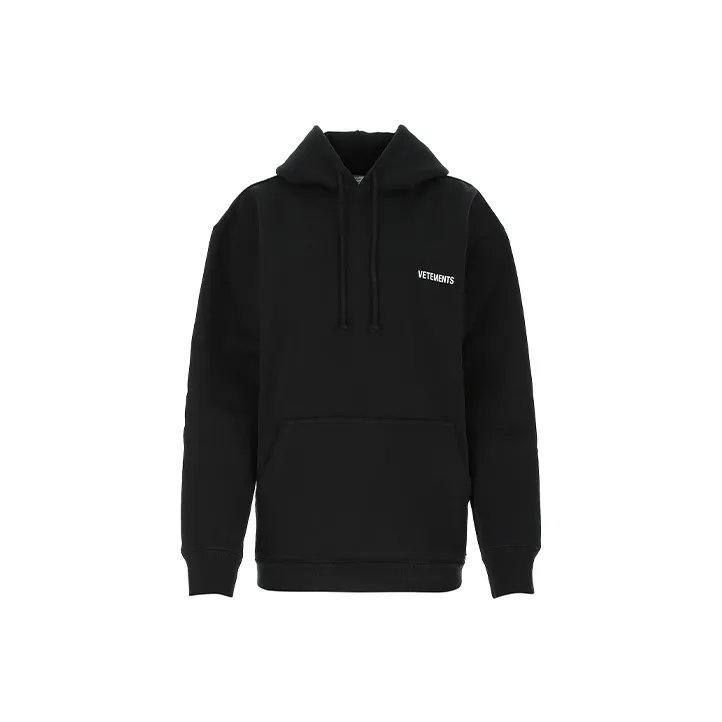 Vetements Sweatshirts Unisex Black-0