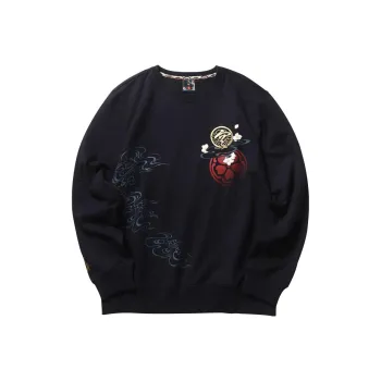 ONIARAI Sweatshirts Men Navy Blue