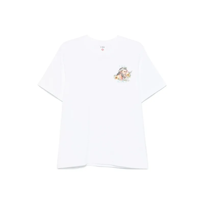 CASABLANCA Printed T shirt-0