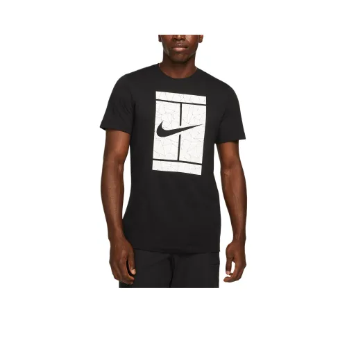 Nike Court T-Shirts Men Black