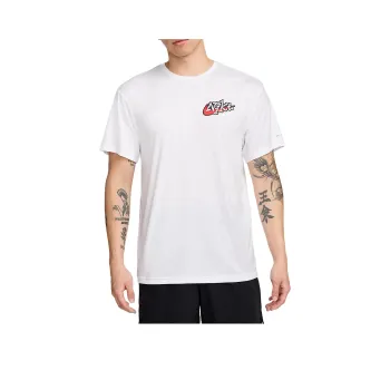 Nike Scribble Patch T Shirt Men's White/University Red/Black