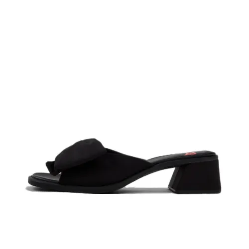 CAMPER Twins Slide Slippers Women's Black