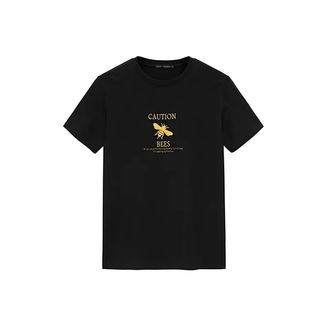 PEACEBIRD MEN T Shirts Men Black 1 Fitted-0