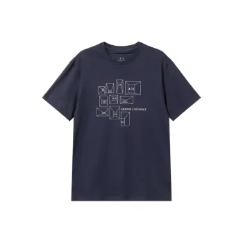 ARMANI EXCHANGEAE T Shirt Men's Night Blue