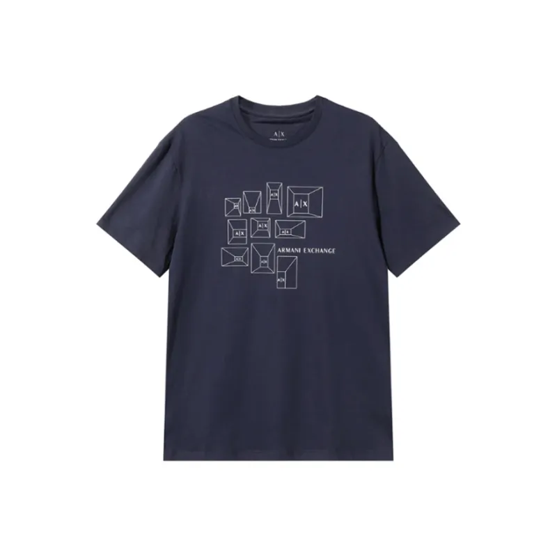 ARMANI EXCHANGEAE T Shirt Men's Night Blue-0