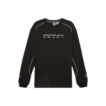 PUMA BMW M Motorsport SS24 Statement Long Sleeve Tee T-Shirt Men's Black