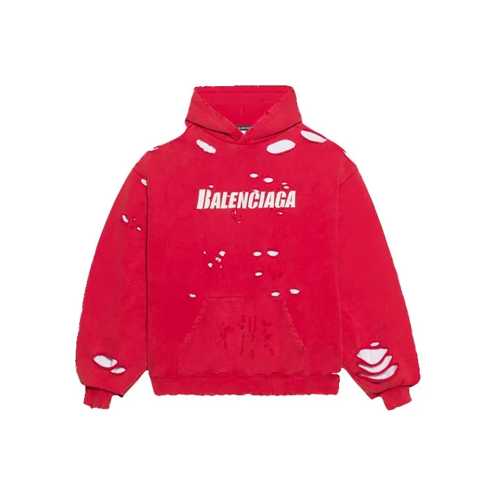 Balenciaga Destroyed Hoodie-0
